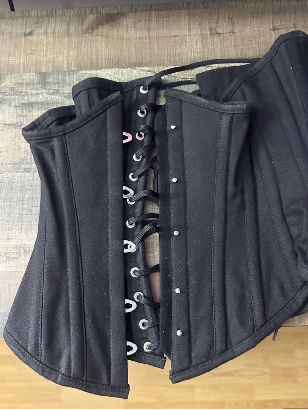 Orchard Corset Black Corset Top